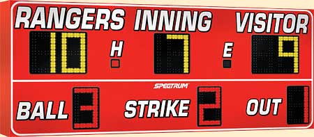 HIGH SCHOOL BASEBALL Optional outlined letters